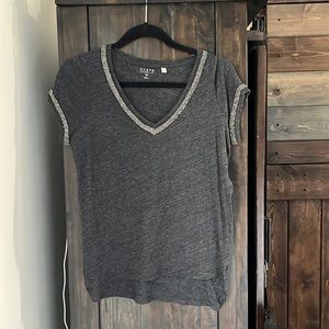 Guess Heather Gray Rhinestone Tee